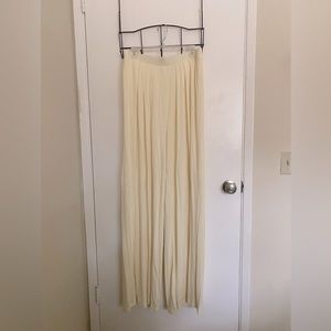 JLUXBASIX BUTTERCREAM DEVYN WIDE LEG PANTS